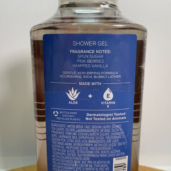 Bath & Body Works Cotton Candy Clouds Shower Gel Body Wash 10 oz Vitamin E - Picture 4 of 4